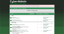 Desktop Screenshot of foros.cyberadmin.net